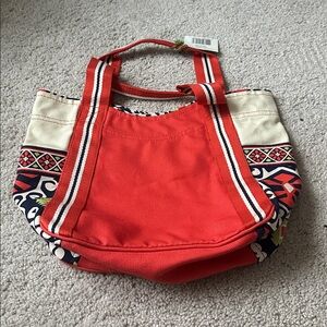 NWT Vera Bradley Small Canvas Tote Lunch Bag SUN VALLEY